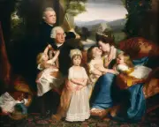 John Singleton Copley - The Copley Family Giclee Fine Art Print on Canvas 36"