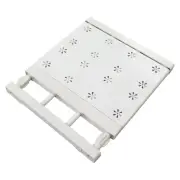 Wardrobe Partition Board Storage Extendable Rod Space Saving Layered Partitio AU