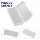 1PC Transparent Storage Box Stationery Holder Case Container For Ring Stationery