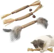 3Pack Catnip Toys,Chew Sticks Cat Teeth Cleaning Toy,More Attractive to Cats