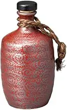 Silver Arabesque (Red) No. 5 Bottle [3.9 x 8.3 inches (10 x 21 cm), 35.4 fl oz (900 cc)] | Shochu Bottle |