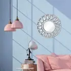 Wall Hanging Mirror Accent Small Round Dressing Mirrors Bedroom B