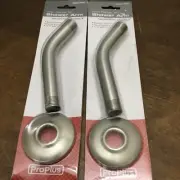 Shower Arm With Flange 6” Brushed Nickel ProPlus 194027 Lot Of 2