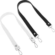 [FRCOLOR] 2pcs Imitation Leather Purse Strap Replacement with Swivel Clasps for Handbag Tote Satchel Compatibility Secure Attachment Easy Maintenance Enhanced Comfort