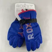 ROXY GIRL 'Freshfield Girl' Ski Snowboard Gloves, S - Mazarine Blue (PRR0)