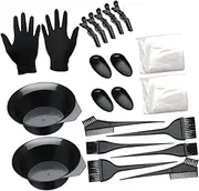 BIUDECO Highlight Hair Dye Kit Pcs Professional Tools Set Including Bowl Gloves Brush for Ages