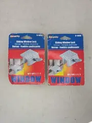 NEW Defender Sliding Window Door Lock Safe Security U-9800 Heavy Duty Set Of 4