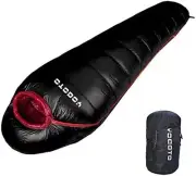 [YOGOTO] Down shruff Winter sleeping bag Mommy type Compact Stay in the car Cli