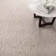Nirvana Vayne BEIGE Wool Rug