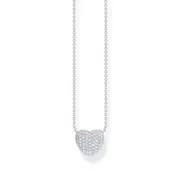 Buy Necklace with heart pendant and white zirconia by Thomas Sabo online - THOMAS SABO Australia