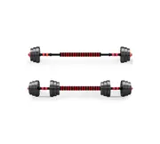 TARRAMARRA® Adjustable Rubber Dumbbell Set 20kg/30kg/40kg