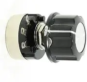 Aexit RV24YN20S (Control electrical) 2000 ohm Single Turn Carbon Film Rotary Taper Potentiometer (19ry317qf239) w Knob
