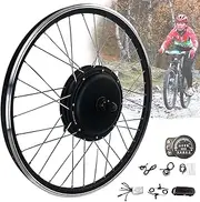 Electric Bike Conversion kit 20" 24" 26" 27.5" 28" 29" 700C Front Wheel Electric Bike Conversion Kit, E-Bike Powerful Hub Motor Kit with Intelligent Controller System, for Road Bike(36V500W,26inch)