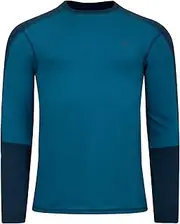 [Dare2b] Men's Exchange III Thermal Baselayer Set Base Layer, Moonlight Denim/Kingfisher Blue, M