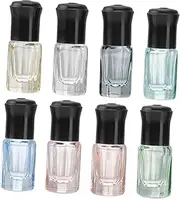 BELLIFFY Rolling Bead Bottle Set 3ml Perfume Sub Bottles Essential Oil Storage Leakproof Portable Roller Bottles for Travel