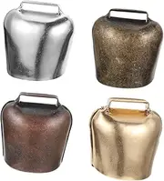 ABOOFAN 4pcs Pet Bells for Cats Dogs Cattle Anti-Lost Supplies Outdoor Camping Traveling Bells