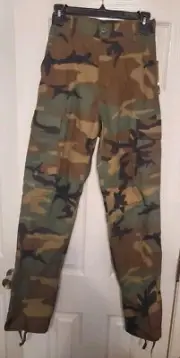 Rothco 5947 Woodland Camo Rip-Stop BDU Pants Size XS Waist 23in-27in New Tags