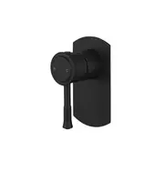 Modernnational Montpellier Matt Black Solid Brass Shower Mixer