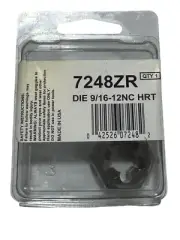 Hanson 9/16"-12NC Carbon Steel Hexagon Die USA Made