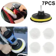 7Pcs Wool Polishing Pads 4 Inch Buffing Pads Polishing Buffer Pads for Car VV