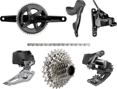 SRAM Rival AXS D1 2x12 Power-Meter Groupset - 10-30t / 46/33t / 170mm
