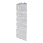 Closet Hanging Organizer with Mesh Pockets,Hanging Storage Bags for Stocking