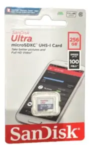 SanDisk 256GB micro SD SDXC Memory Card 100MB/s Ultra Class 10 UHS-1