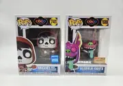 Coco Funko Pops Wondercon Miguel With Guitar & Alebrije Dante Disney Pixar