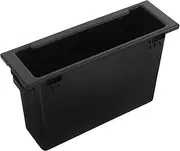 CVUTOVO Dashboard Radio Storage Box Single Din Car Stereo Organizer Car Seat Gap Filler Cd Player Holder Auto Dashboard Pocket Organizer