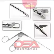Arthoscopy Forcep punch duckbill Straight Shaft 7" Set of 3 Pcs