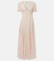 [Posse] Posse Paloma polka-dot maxi dress UK 12 multicoloured