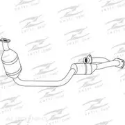 Redback Cat Conv Bolt On to suit Mercedes C240 2.6L Passenger Side - C0726