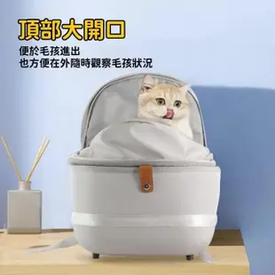 【Petvibe寵趣生活】輕便透氣寵物外出包(寵物外出包 太空包 貓背包 貓咪後背包 寵物外出背包 透氣背包)