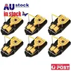 Rat Catching Traps Reusable Heavy Duty Snap Mouse Trap for Outdoor (6pcs L)
