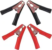 ABOOFAN 4pcs Plated Alligator Battery Clamps Durable Tools High Efficiency for Cars Motorcycles and Boats Reliable Performance for Outdoor Battery Maintenance