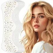 Morakot Glitter Freckles Face Tattoo, Glitter Freckles, Sparkle Makeup Patches-Gold-Face Glitter Speckles Patches, 4pcs 10pcs Gold