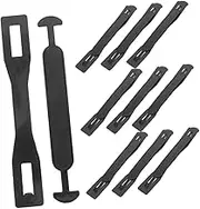 FIXOSHEE 50 Pcs Lightweight Plastic Carry Handles for Cardboard Boxes Box Handles for Easy Moving and Shipping for Luggage and Storage