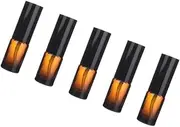 PENIKOKO 5Pcs Portable Glass Essential Oil Spray Bottles Refillable Travel Dispenser for Perfume Liquid Subpackaging Container for Home Use and Trip