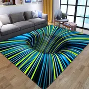 3D Optical Illusion Rug Non-slip Floor Mat Living Room Rug Decor Rug