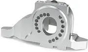TRX4 Motor Mount CNC Aluminum TRX4 Motor Mount Plate Upper Spur Gear Cover for 1/10 RC Crawler Defender Bronco Sport TRX6 G63 8290 TRX4 Upgrades Accessories (TRX4 Motor Mount Silver)