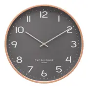 One Six Eight London OLIVIA Grey 53cm Silent Wall Clock