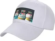 [FSCEV] Happy Birthday Cakes Solid Color Curved Brimmed Duckbill Cap Men's and Women's Outdoor Sports Baseball Hat