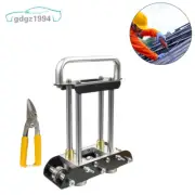 Hand Sheet Roller Bender Metal Roofing Tools with Snip for Making Folding Edges