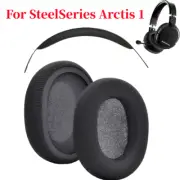 Replacement Headband Ear Pads Cushion Cover For SteelSeries Arctis 1 Headphones
