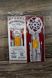 Zenbroidery colorful dreamcatcher Macrame Art Kit Design Works #4459