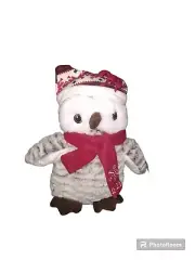 Winter Christmas Plush Owl Stuffed Animal PetSmart Wonder toys