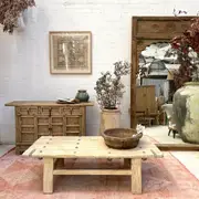 Oriental Finds Antique Doors as Coffee Tables