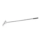 11 Tines Garden Rake Stainless Steel Adjustable Handle Soil Cultivator Rake T HG