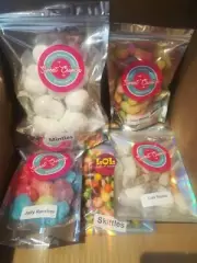 FREEZE DRIED CANDY SET OF 5 X 50G - TRY THE NEW CRAZE & EXPERIENCE THE CRUNCH!