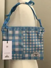NWT Herschel Supply Co. Alder Blue & White Crossbody Bag